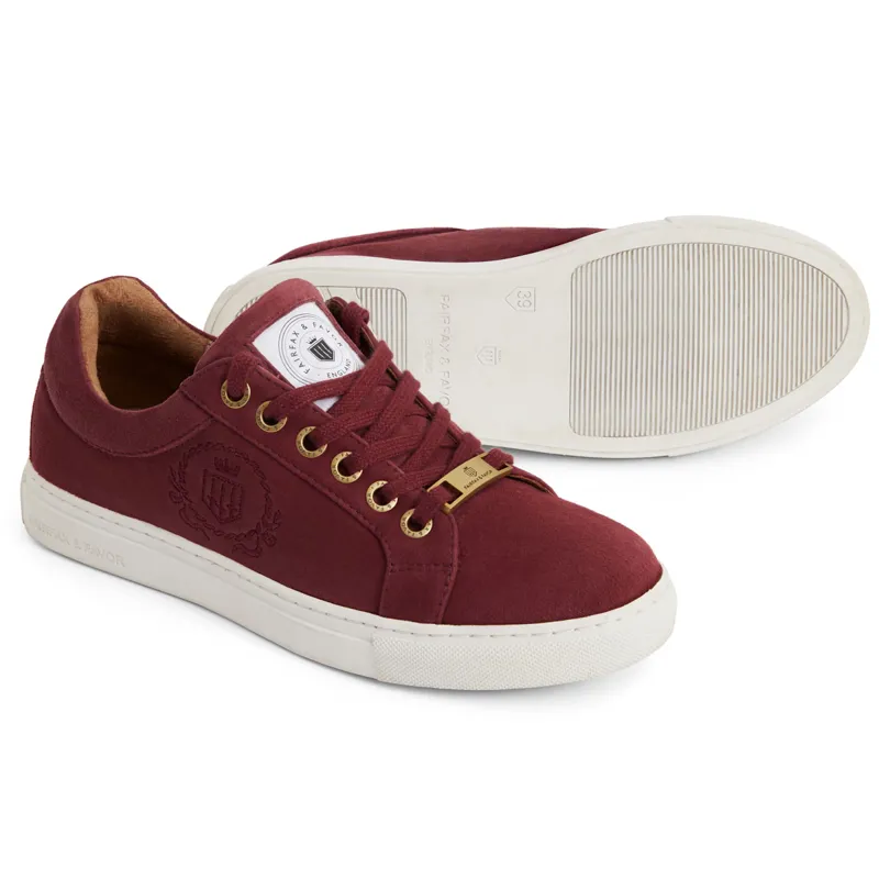 Fairfax and Favor Richmond Ladies Trainers - Ruby Suede-2