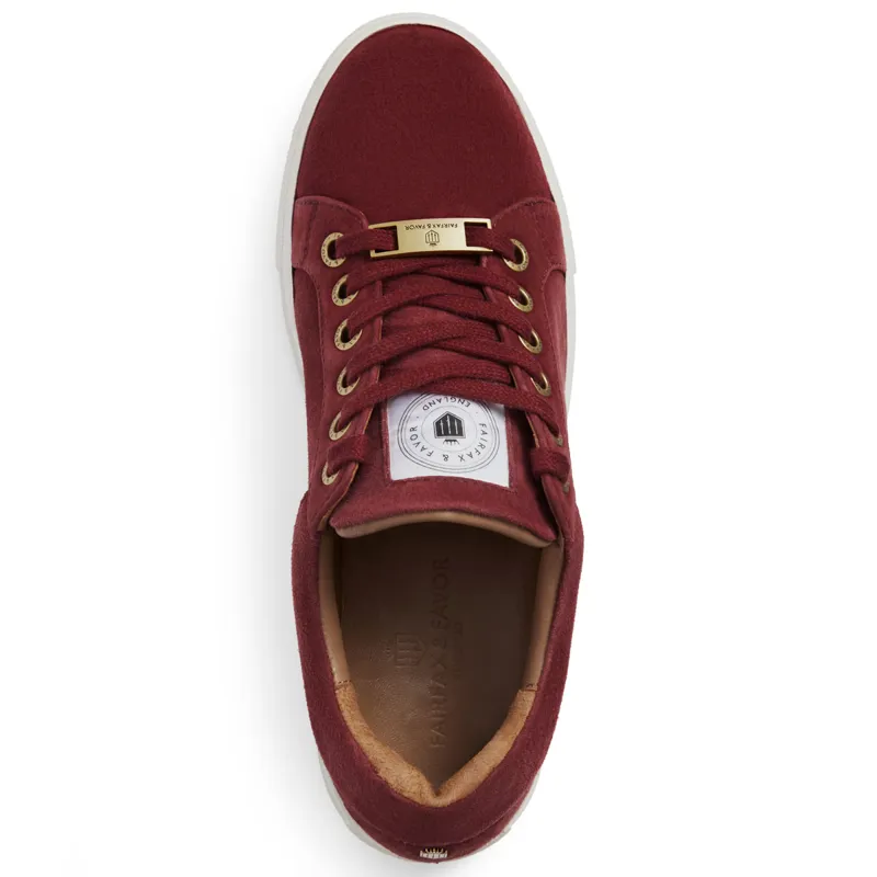Fairfax and Favor Richmond Ladies Trainers - Ruby Suede-1