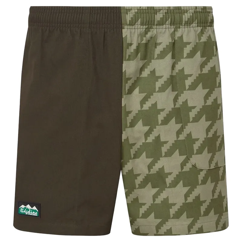 Ridgeline Backslider Mens Shorts - Deep Forest Print