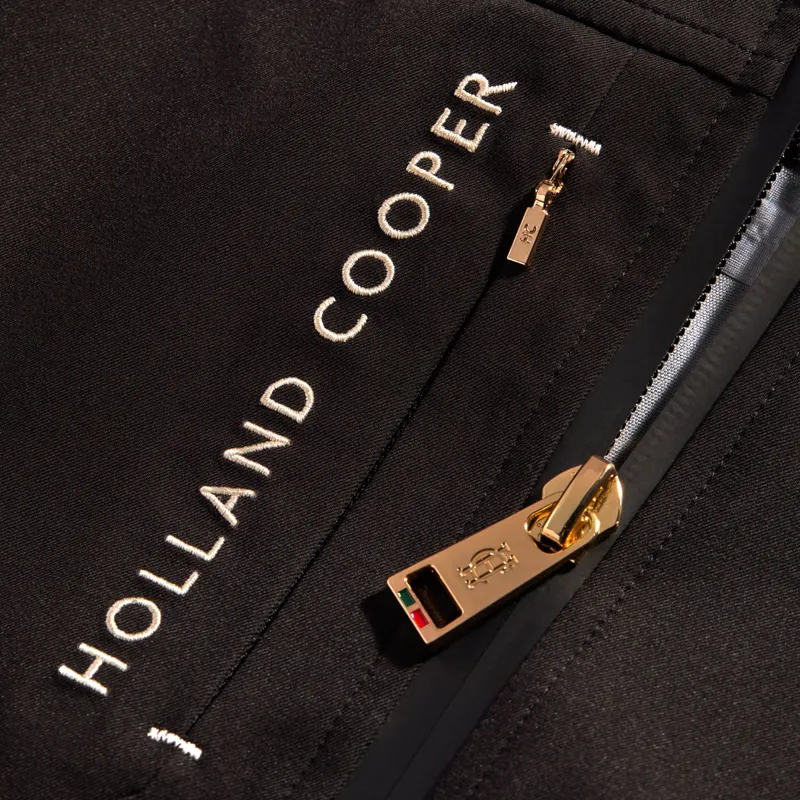 Holland Cooper Riding Shell Ladies Waterproof Jacket - Black-5