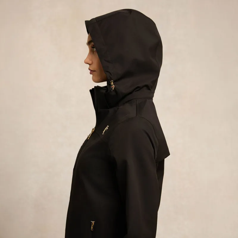 Holland Cooper Riding Shell Ladies Waterproof Jacket - Black-8
