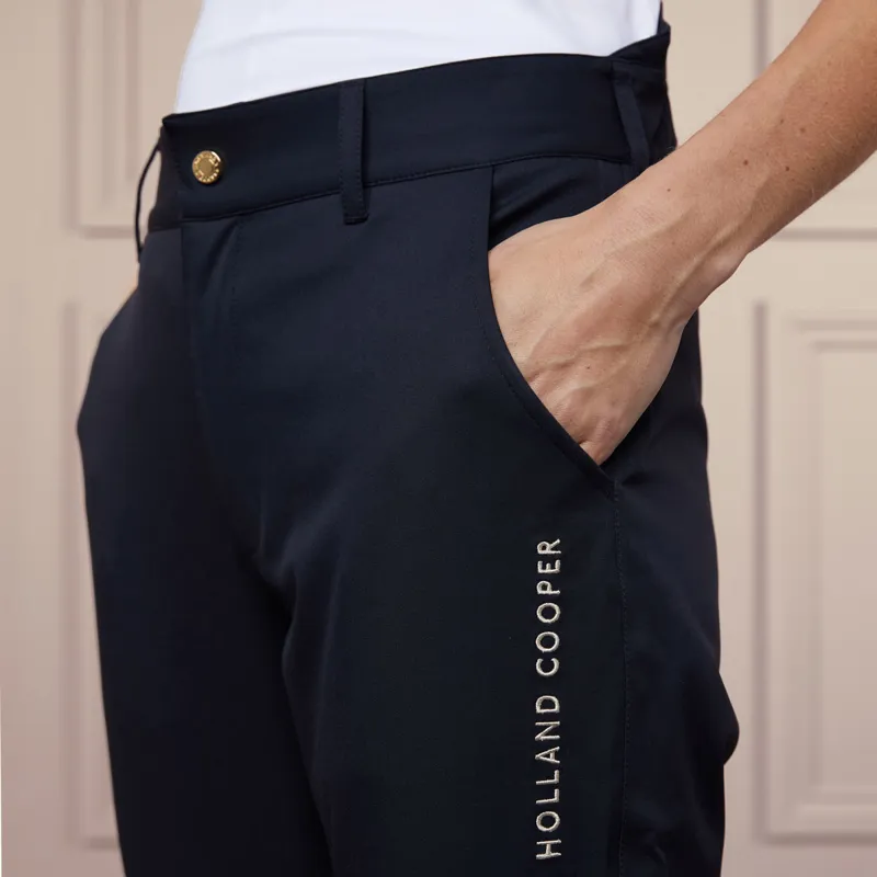 Holland Cooper Riding Shell Ladies Waterproof Trousers - Ink Navy-5