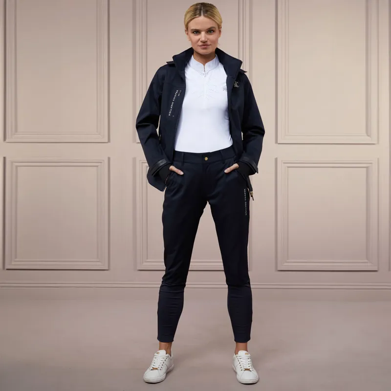 Holland Cooper Riding Shell Ladies Waterproof Trousers - Ink Navy-6