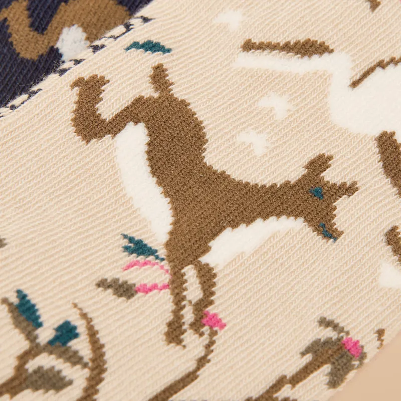 Joules Rilla Womens Trainer Socks 2 Pack - Woodland-1