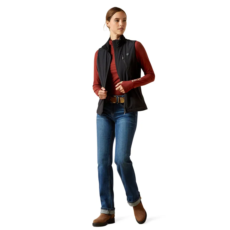 Ariat Rion StretchShell Womens Insulated Gilet - Black-3
