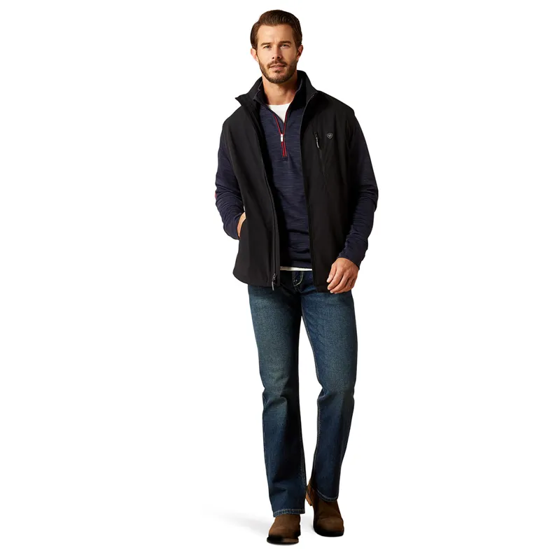 Ariat Rion StretchShell Mens Insulated Gilet - Black-1