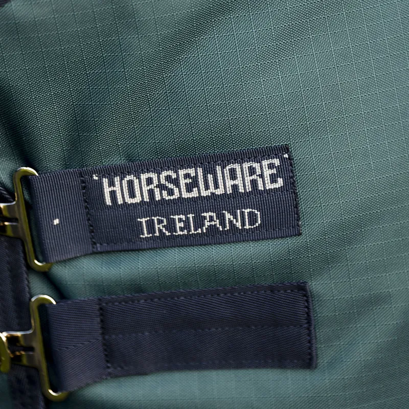 Amigo Ripstop 900D Standard Neck 0g Turnout Rug - Dynasty Green/Navy-9