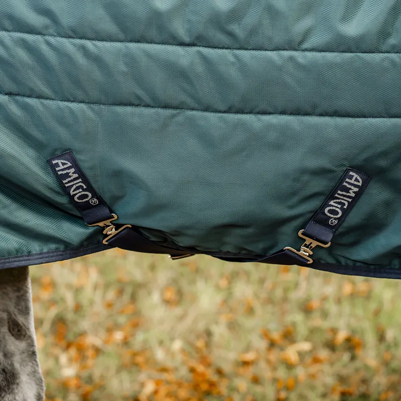 Amigo Ripstop Insulator 200g Stable Rug - Dynasty Green/Navy/Silver-2