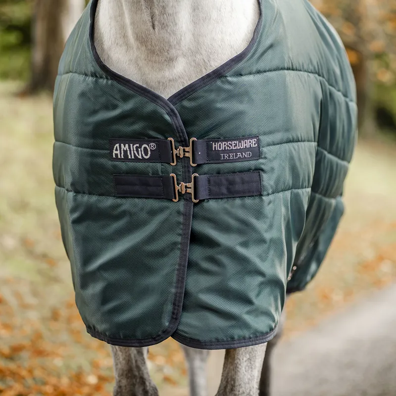 Amigo Ripstop Insulator 200g Stable Rug - Dynasty Green/Navy/Silver-1
