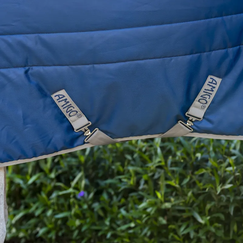 Amigo Ripstop Insulator 200g Stable Rug - Navy/Titanium Grey-3