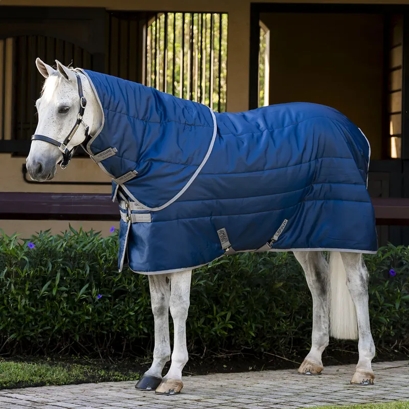 Amigo Ripstop Insulator Plus 550g Stable Rug - Navy/Titanium Grey-1