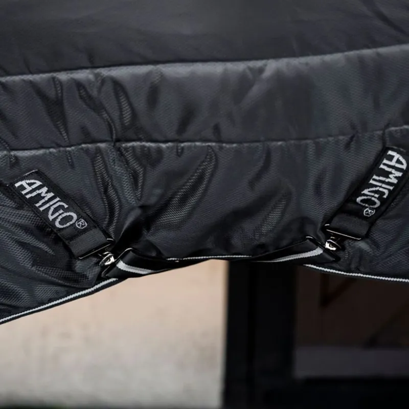 Amigo Ripstop Insulator Plus 200g Detachable Neck Stable Rug - Black-4