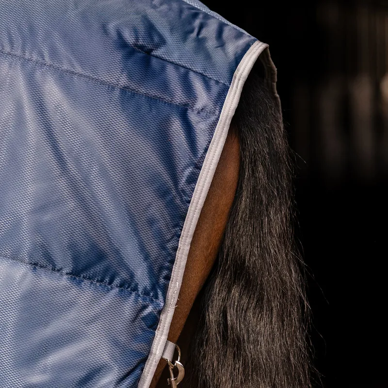 Amigo Ripstop Insulator Plus Pony 200g Stable Rug - Navy/Titanium Grey-6