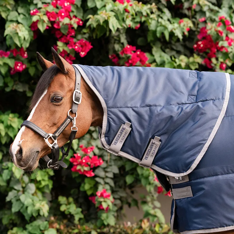 Amigo Ripstop Insulator Plus Pony 200g Stable Rug - Navy/Titanium Grey-1
