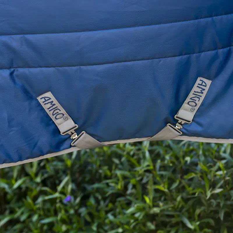 Amigo Ripstop Insulator 350g Stable Rug - Navy/Titanium Grey-5