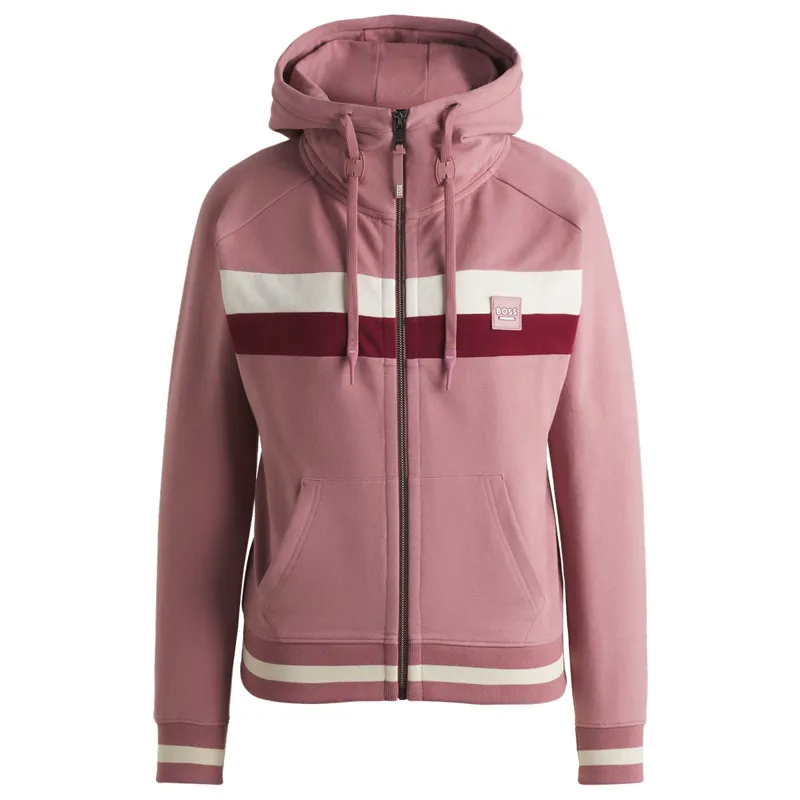 BOSS Equestrian Riva Womens Full Zip Hoodie - Rose Haze-1