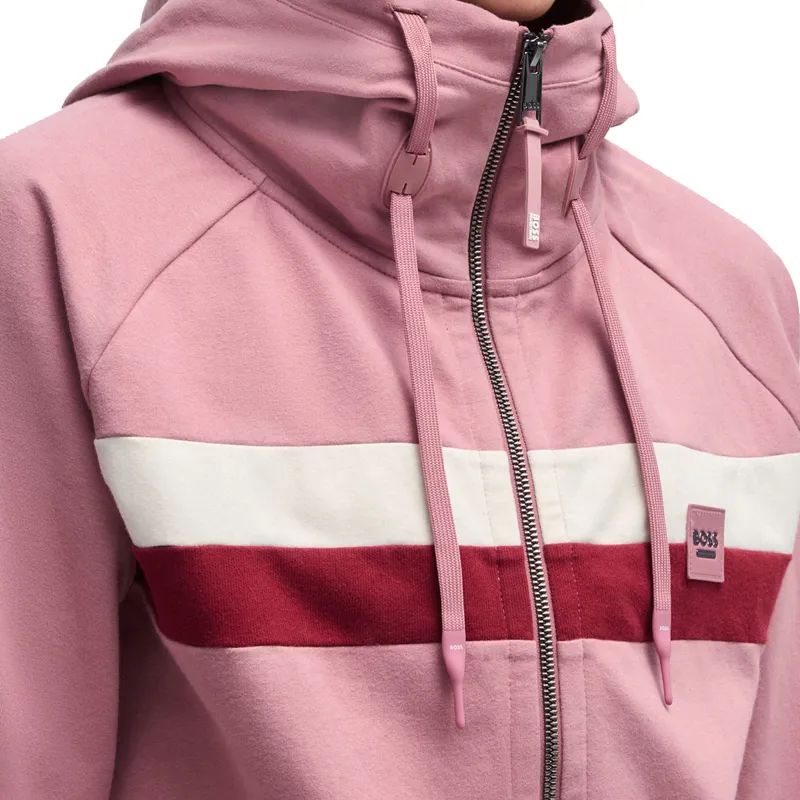 BOSS Equestrian Riva Womens Full Zip Hoodie - Rose Haze-3