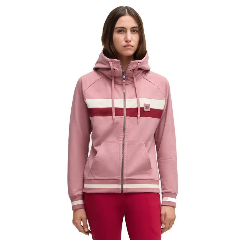 BOSS Equestrian Riva Womens Full Zip Hoodie - Rose Haze