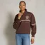 Holland Cooper Roan Womens Quarter Zip Sweatshirt - Walnut