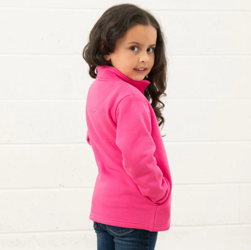 Lighthouse Robyn Junior Girls Jersey Sweatshirt - Pink and Horse-4