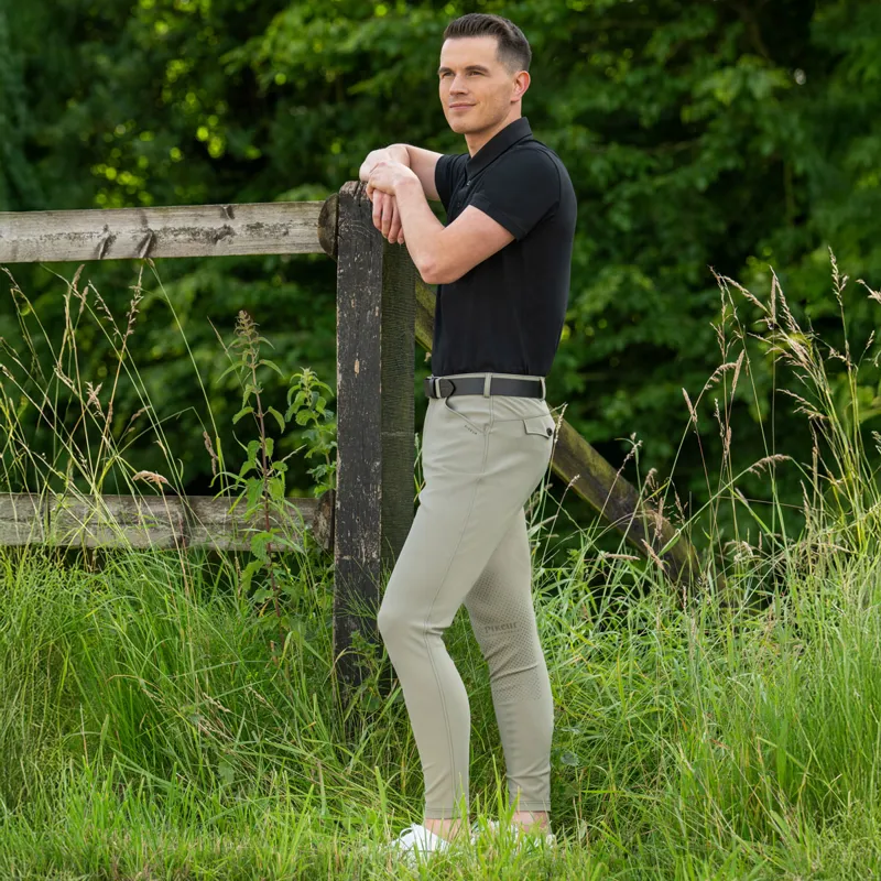 Pikeur New Rodrigo SD Full Grip Mens Breeches - Light Moos-1