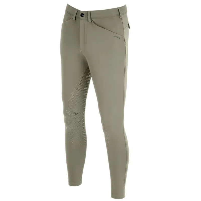 Pikeur New Rodrigo SD Full Grip Mens Breeches - Light Moos