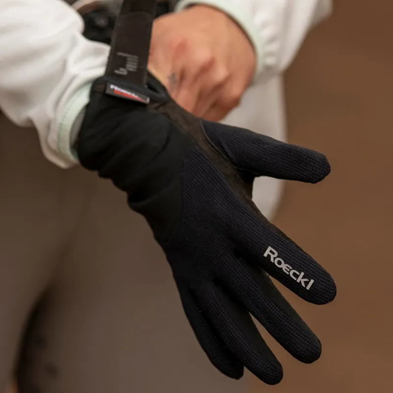 Roeckl Margalita Waterproof Adults Riding Gloves - Black-3