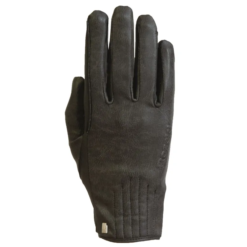 Roeckl Wels Riding Gloves - Black Stonewashed
