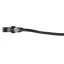 Finesse Rolled Leather Browband - Black