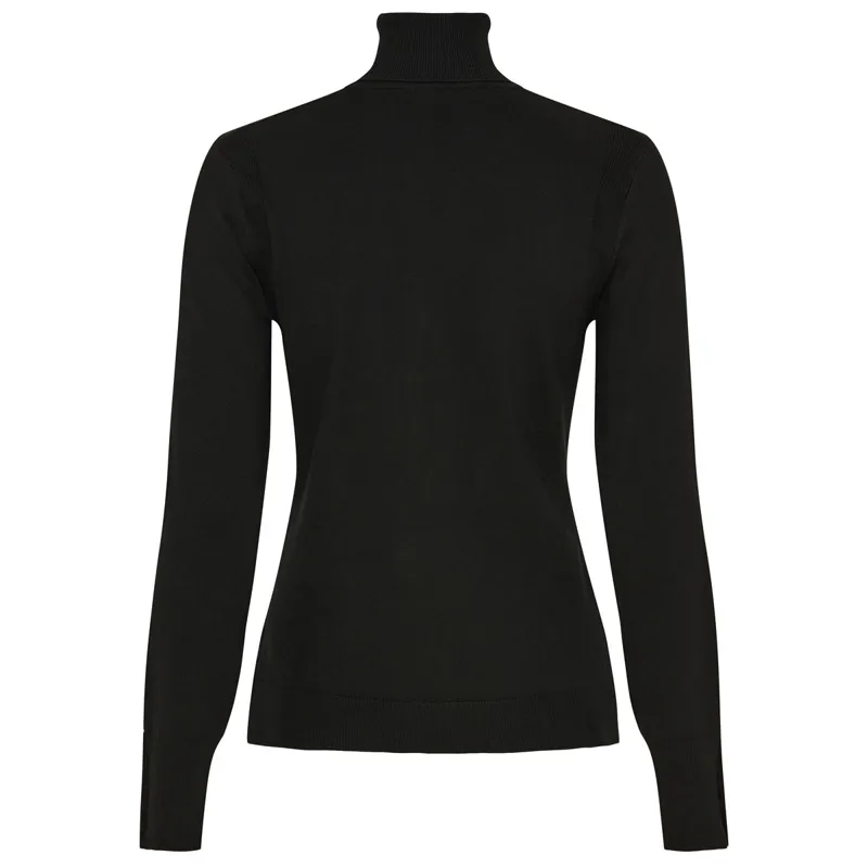 Catago Bash Ladies Rollerneck Pullover - Black-1