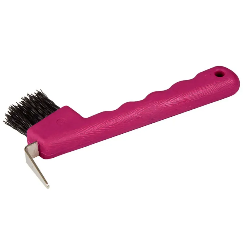 Roma Brights Hoof Pick/Brush - Hot Pink