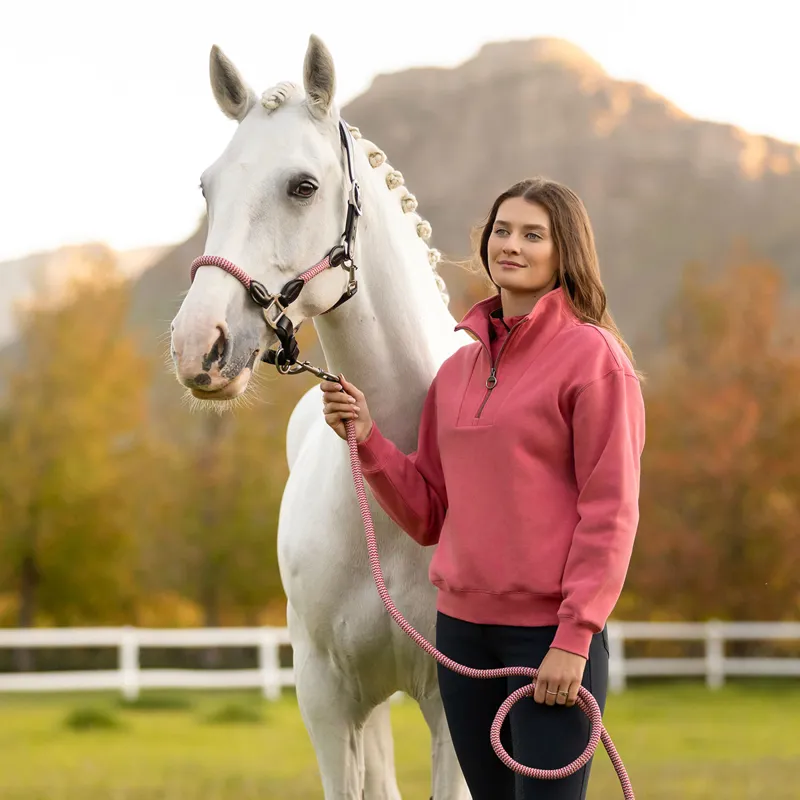 LeMieux Ropella Headcollar - Cranberrry-2