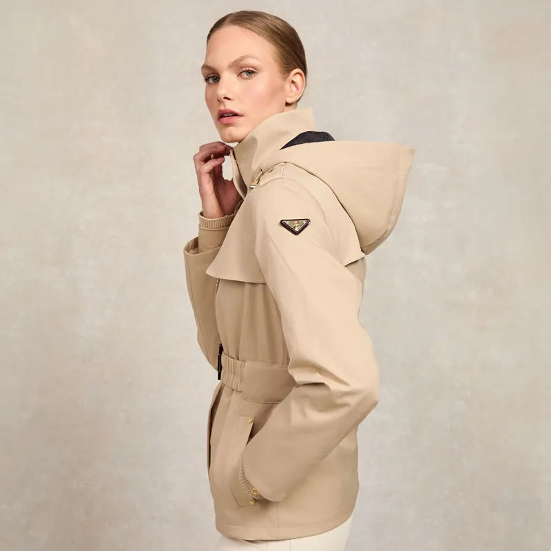 Holland Cooper Rosedale Ladies Waterproof Jacket - Stone-2