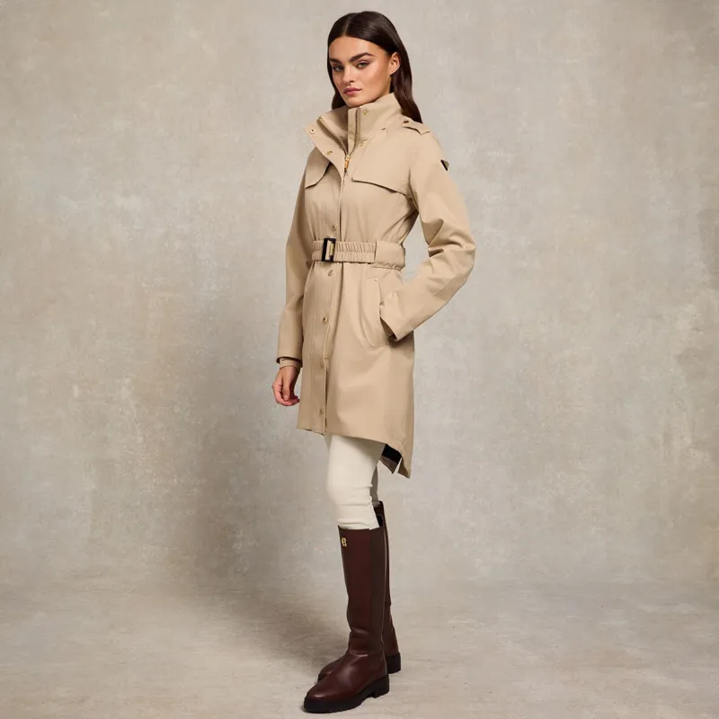 Holland Cooper Rosedale Ladies Waterproof Parka Jacket - Stone-5