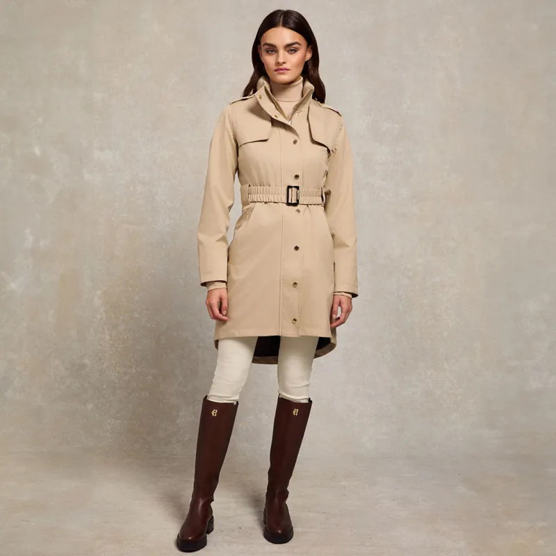 Holland Cooper Rosedale Ladies Waterproof Parka Jacket - Stone-6