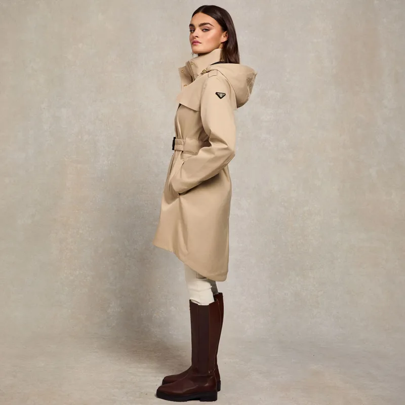 Holland Cooper Rosedale Ladies Waterproof Parka Jacket - Stone-7