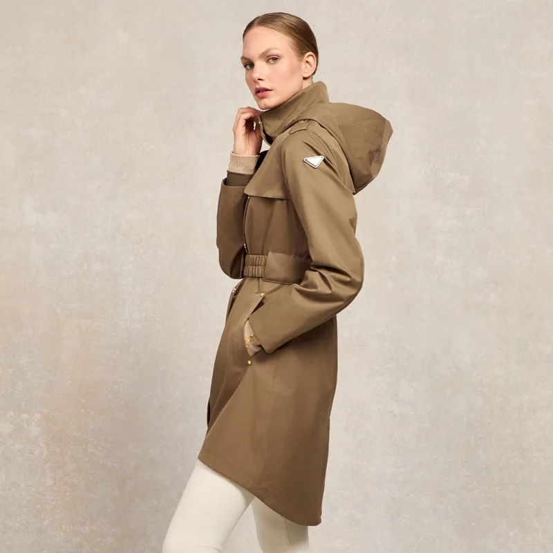 Holland Cooper Rosedale Ladies Waterproof Parka Jacket - Mink-4