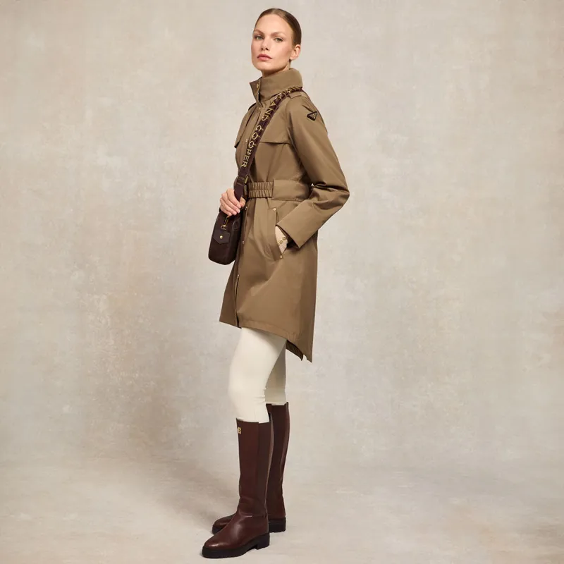 Holland Cooper Rosedale Ladies Waterproof Parka Jacket - Mink-1