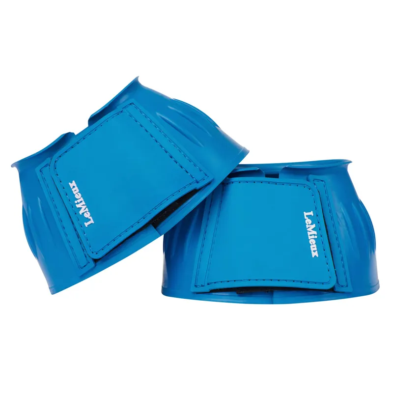 LeMieux Rubber Overreach Boots - Benetton Blue
