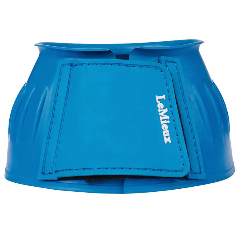 LeMieux Rubber Overreach Boots - Benetton Blue-1