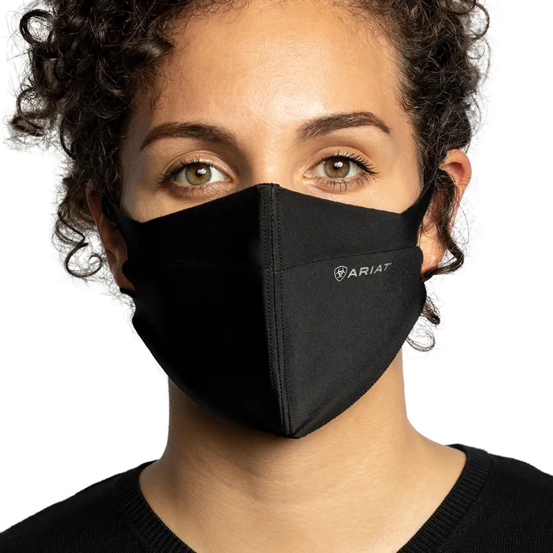 AriatTEK Reusable Face Mask - Black-2