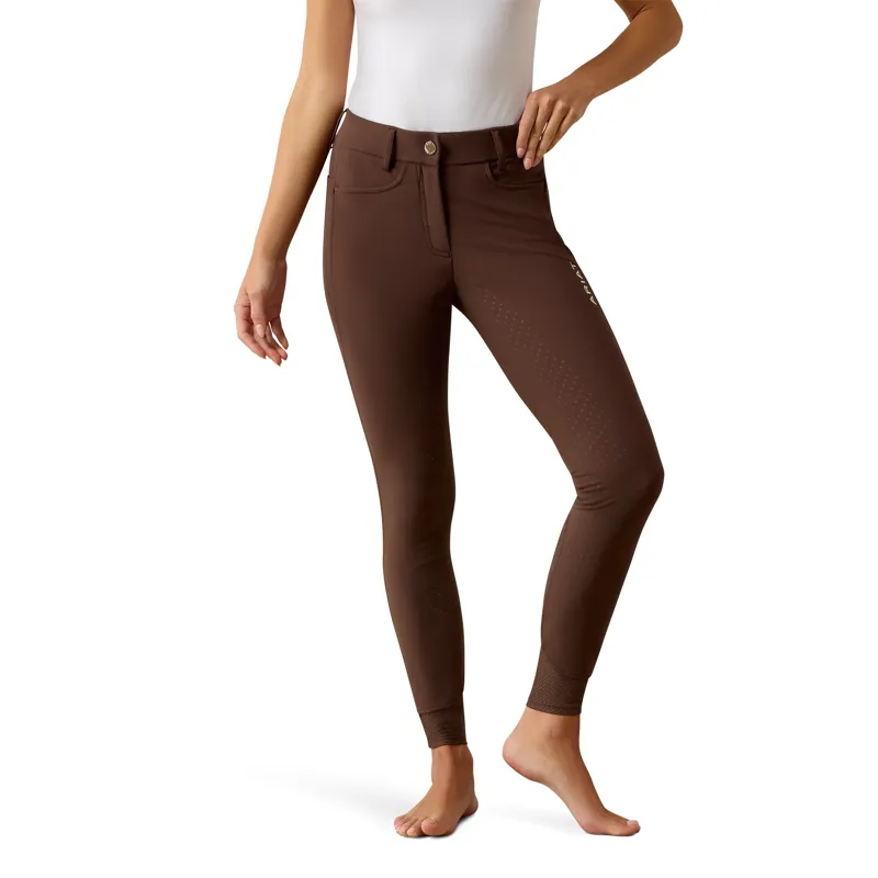 Ariat Tri Factor NT Full Grip Womens Breeches - Pommel Brown