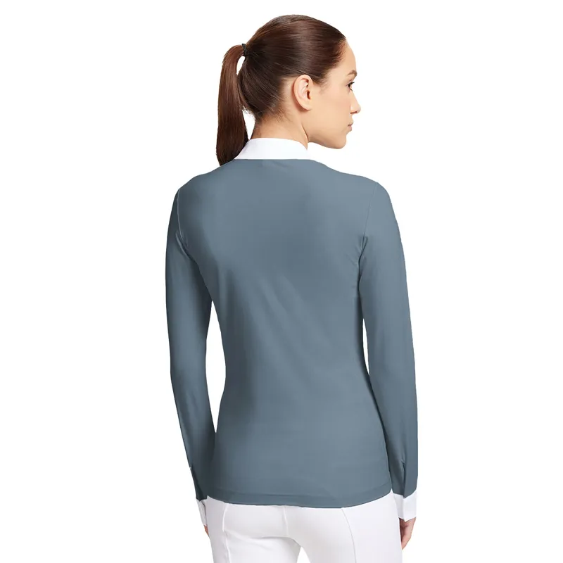 Samshield Cassandra Pearl Ladies Competition Shirt - Dusty Blue-1