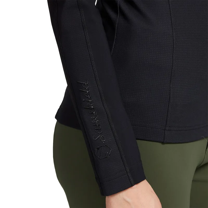 Samshield Evy Ladies Long Sleeve Winter Training Top - Black-2