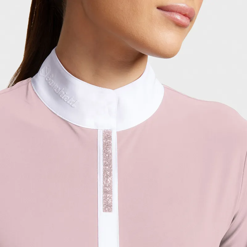 Samshield Julia Premium Ladies Competition Shirt - Light Blush-2