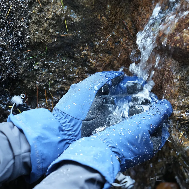 Sealskinz Drayton Lightweight Waterproof Gauntlet Gloves - Navy-3