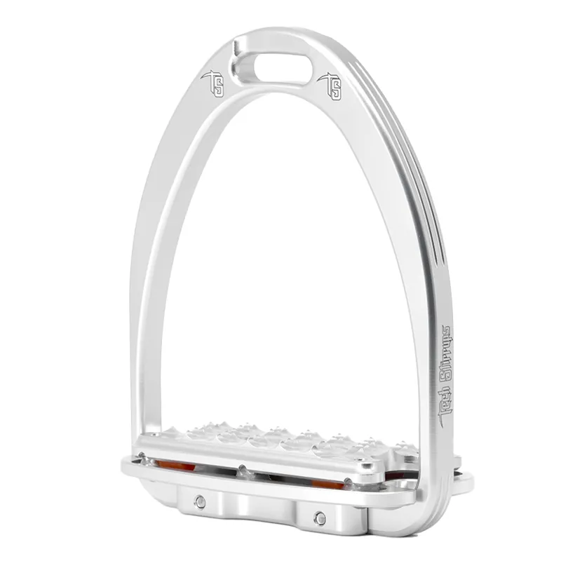 Tech Siena Plus Stirrups - Silver/Silver - TRIAL