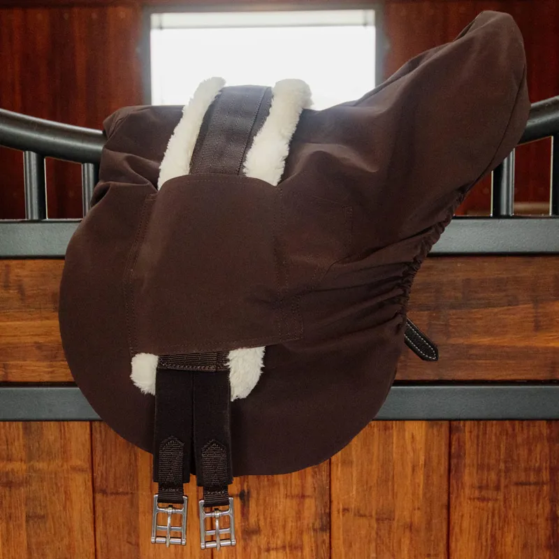 Kentucky Jump Saddle Cover - Brown-2