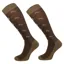 Comodo Unisex Tall Riding Socks - Multi Horses/Brown