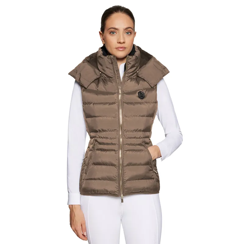 Samshield Chamonix Ladies Gilet - Camel Metal Eclipse
